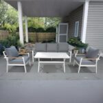 בוגוטה - פינת ישיבה תלת מושבית - לבן