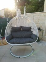 ⁦מונקו - ערסל זוגי מראטן - לבן⁩ – תמונה ⁦4⁩