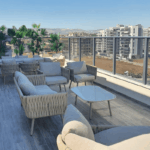 ⁦סיישל – מערכת ישיבה אלומיניום חבלים – שמפניה⁩ – תמונה ⁦3⁩