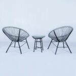 ⁦מרטיני - פינת קפה זוגית מרטיני - אפור⁩ – תמונה ⁦3⁩