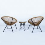 ⁦פינת קפה זוגית מרטיני - עץ טבעי⁩ – תמונה ⁦2⁩