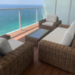 מערכת ישיבה ראטן - לינקולן Lincoln -גוון במבוק