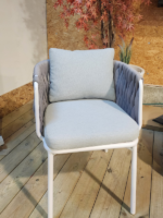 סיישל - כיסא אפור בהיר