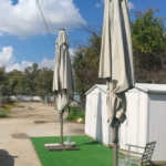 ⁦שמשיית עמוד אמצע מקצועית 4x4 - לבן⁩ – תמונה ⁦2⁩