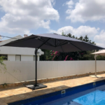 שמשיית עמוד צד דגם סתיו 3x4 - אפור (360 מעלות )